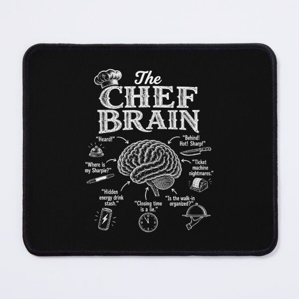 Item preview, Chef Brain Heard Culinary Expert Cooking Kitchen Restaurant designed and sold by wansilastomi.