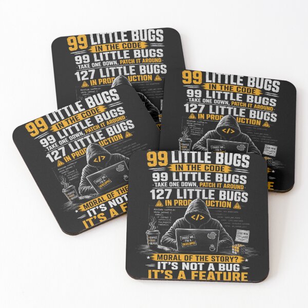 Item preview, 99 Little Bugs In The Code Funny Programmer Feature designed and sold by GUINewAlex.