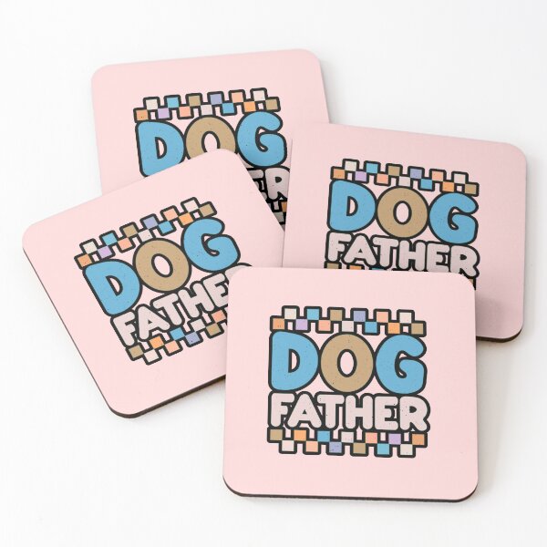 Item preview, Dog Father Retro Groovy Checkerboard Vintage Dog Dad Gift designed and sold by creativerooney.