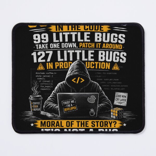 Item preview, 99 Little Bugs In The Code Funny Programmer Feature designed and sold by GUINewAlex.