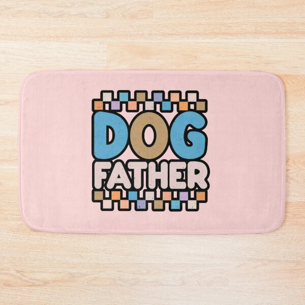 Item preview, Dog Father Retro Groovy Checkerboard Vintage Dog Dad Gift designed and sold by creativerooney.
