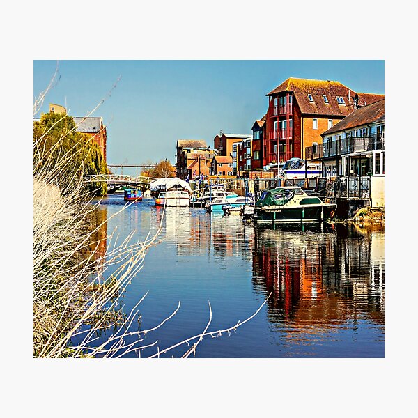 At the riverside. Photographic Print