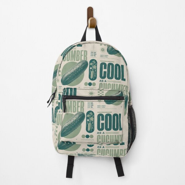 Item preview, Cool As A Cucumber Retro Typography Art designed and sold by Chromaluxe.