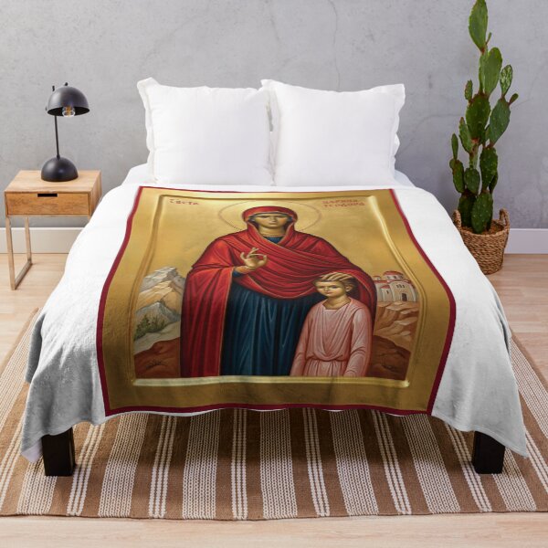 Item preview, Saint Theodora,Sveta Teodora orthodox icon 2 designed and sold by ikonesrb.