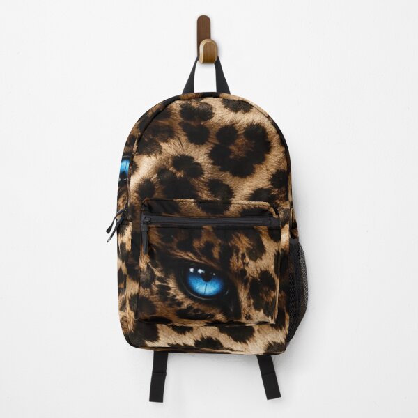 Item preview, Leopard Eyes Pattern | Fierce Blue Gaze Art designed and sold by Rawafi Art Studio.