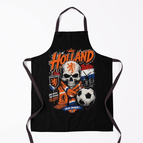 Item preview, Netherlands, Skull and football, Oranje 2026 urban style designed and sold by Imprearte.