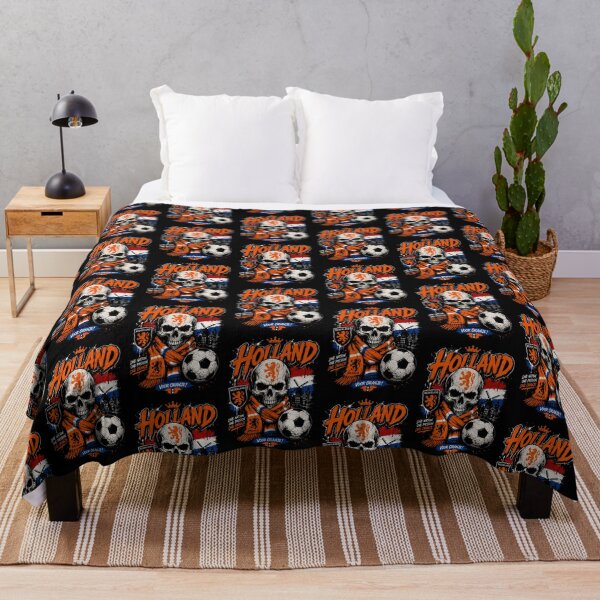 Item preview, Netherlands, Skull and football, Oranje 2026 urban style designed and sold by Imprearte.
