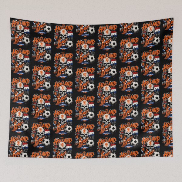 Item preview, Netherlands, Skull and football, Oranje 2026 urban style designed and sold by Imprearte.