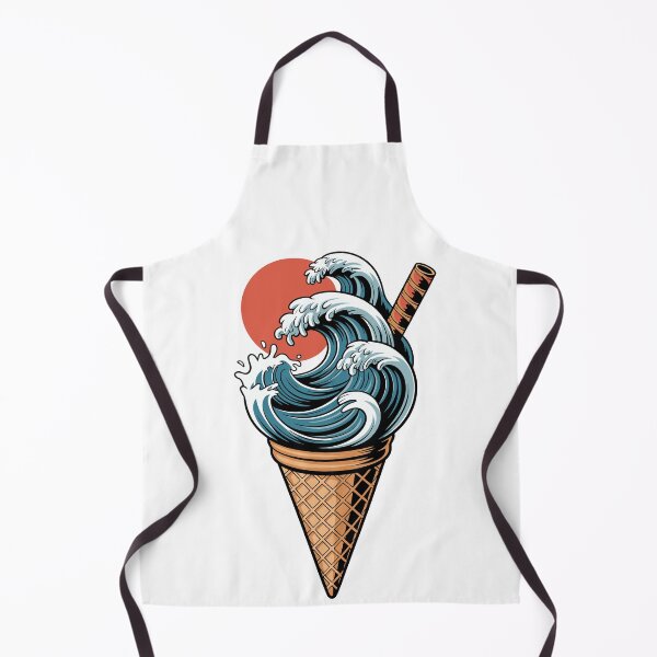 Item preview, Wave Cone with Red Sun designed and sold by jkrphoto.