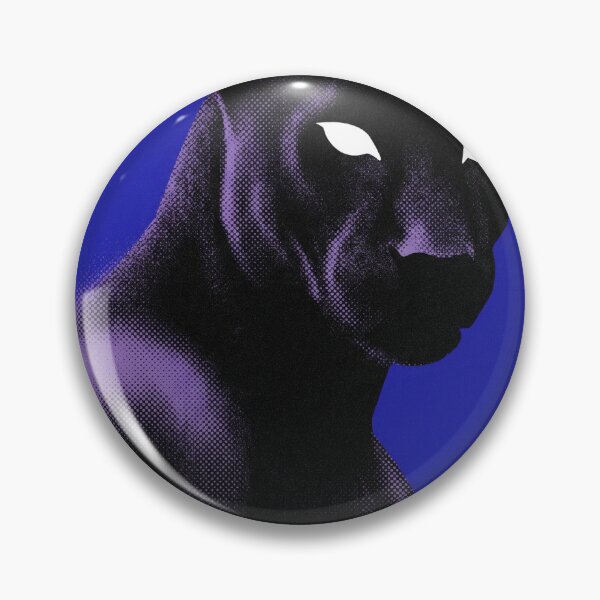 Item preview, JAGUAIRE Neon Blue Phantom Jaguar | Dark Wildlife Illustration designed and sold by Collision19.