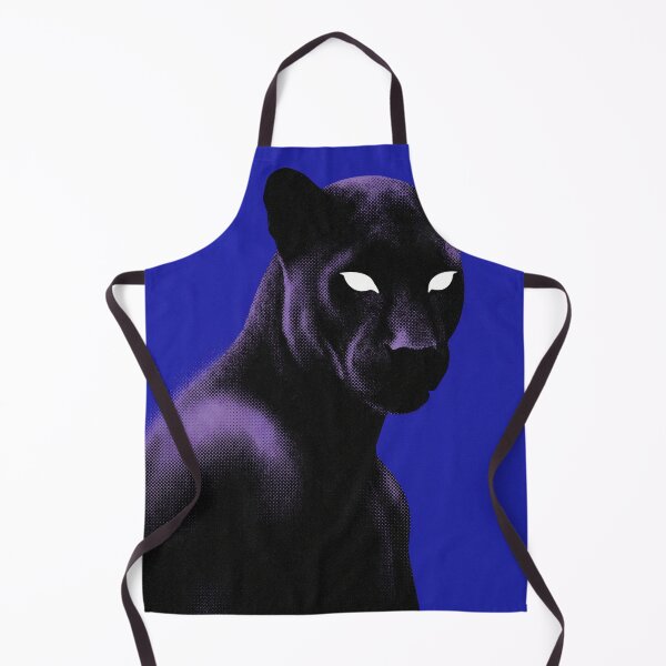 Item preview, JAGUAIRE Neon Blue Phantom Jaguar | Dark Wildlife Illustration designed and sold by Collision19.