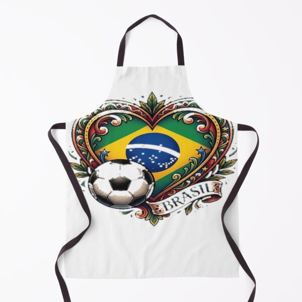 Item preview, Brazil Heart — Neo Traditional Football Illustration World Cup 2026 Boxy T-Shirt designed and sold by RKdrawings.