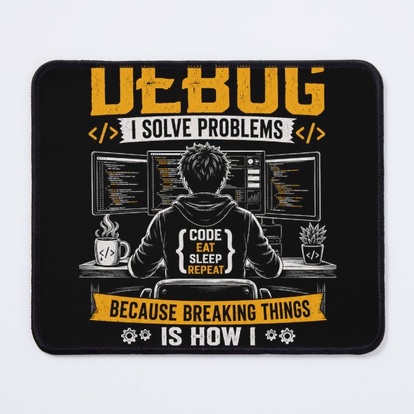 Item preview, ​I Don't Debug I Solve Problems Funny Coding Developer designed and sold by GUINewAlex.