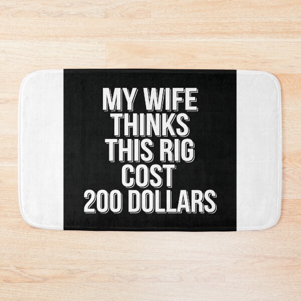 Item preview, Wife Thinks It Cost $200 - Sim Racing Humor designed and sold by GarageGraphics.