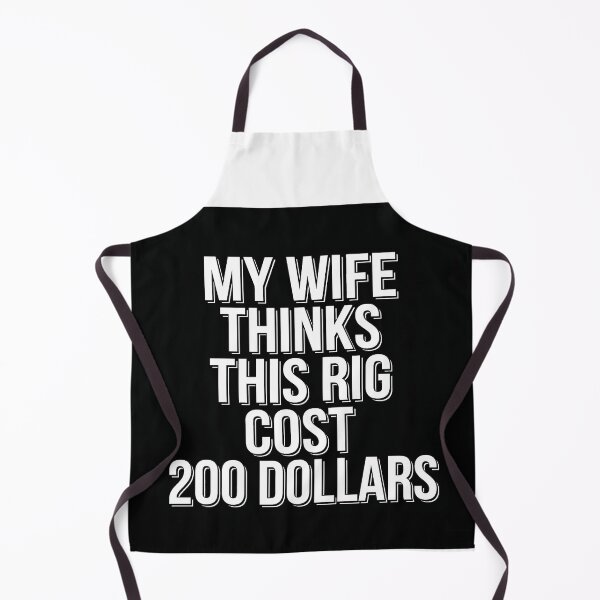 Item preview, Wife Thinks It Cost $200 - Sim Racing Humor designed and sold by GarageGraphics.