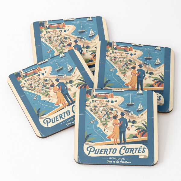 Item preview, Puerto Cortes Honduras 1950s Vintage Travel Tourism designed and sold by TravelersGems.