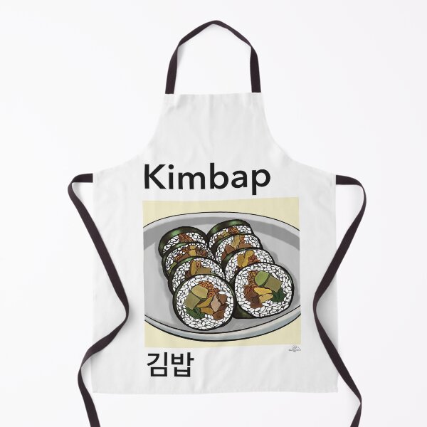 Item preview, Lámina artística de kimbap coreano, póster ilustrado de comida gimbap, decoración de comida coreana, arte estético para la pared de la cocina. designed and sold by TAWN ILLUSTRATIONS.