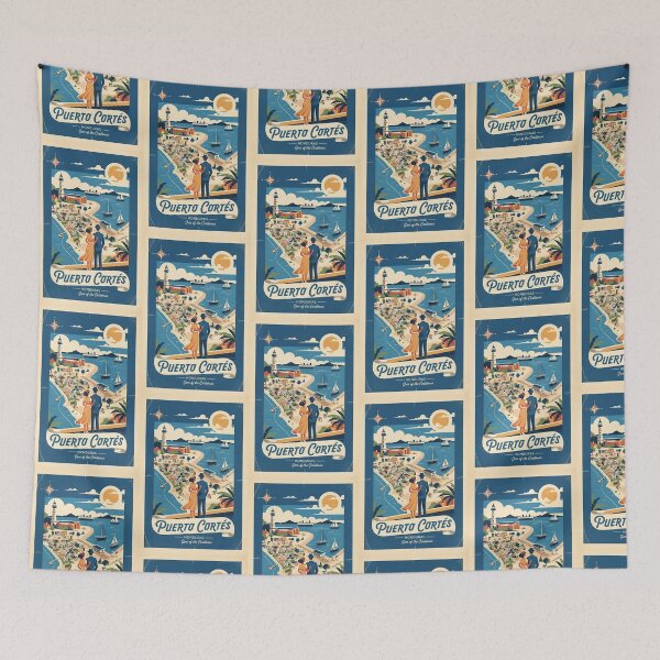 Item preview, Puerto Cortes Honduras 1950s Vintage Travel Tourism designed and sold by TravelersGems.