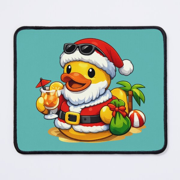 Item preview, Santa Rubber Duck Tropical Christmas designed and sold by BROHLine Studio.