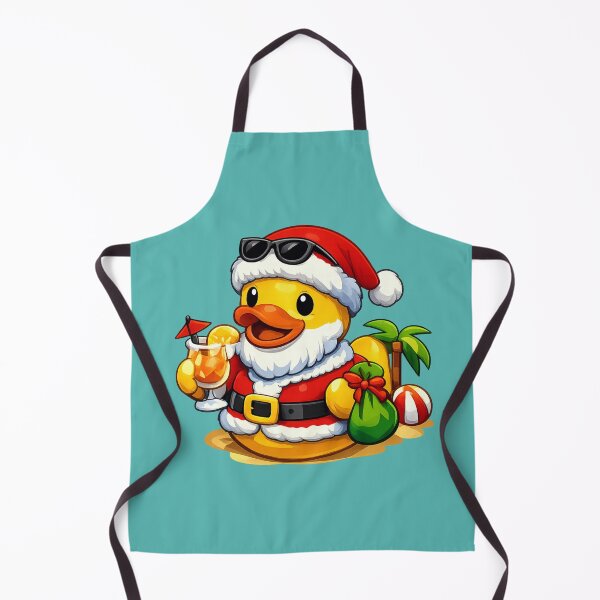 Item preview, Santa Rubber Duck Tropical Christmas designed and sold by BROHLine Studio.