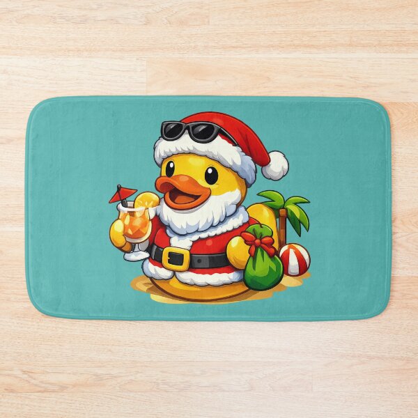Item preview, Santa Rubber Duck Tropical Christmas designed and sold by BROHLine Studio.