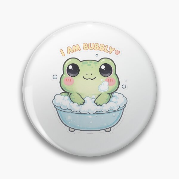 Item preview,  I Am Bubbly Bubble Bath Frog Shirt | Cute Kawaii Relaxing Tee designed and sold by Arties4Bread⭐⭐⭐⭐⭐.