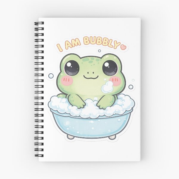 Item preview,  I Am Bubbly Bubble Bath Frog Shirt | Cute Kawaii Relaxing Tee designed and sold by Arties4Bread⭐⭐⭐⭐⭐.