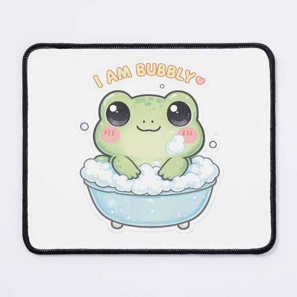 Item preview, I Am Bubbly Bubble Bath Frog Shirt | Cute Kawaii Relaxing Tee designed and sold by Arties4Bread⭐⭐⭐⭐⭐.