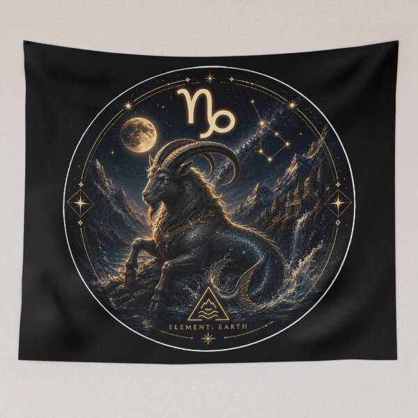 Item preview, Capricorn Zodiac Sign designed and sold by Alrazqa-.