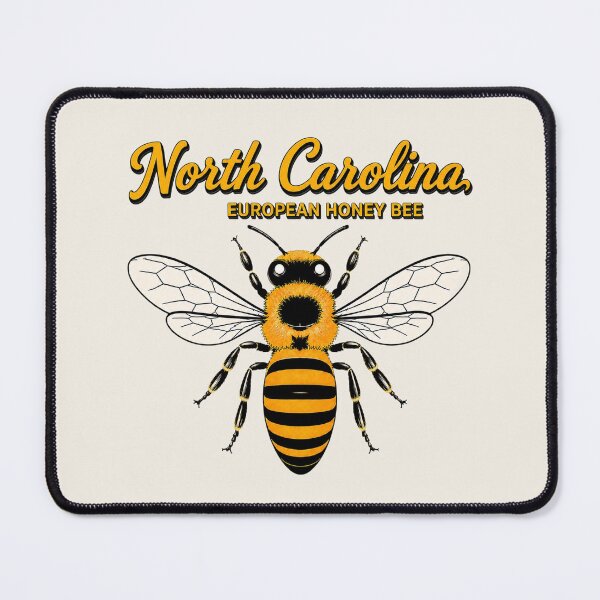 Item preview, North Carolina European Honey Bee Poster designed and sold by The-Drip-Studio.