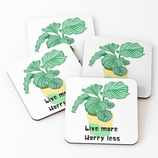 Item preview, Live more Worry less designed and sold by PlantSholic.