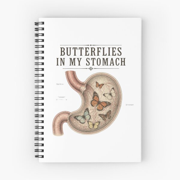 Item preview, Butterflies In My Stomach | Cute Vintage Pun Design designed and sold by LegacyWave.