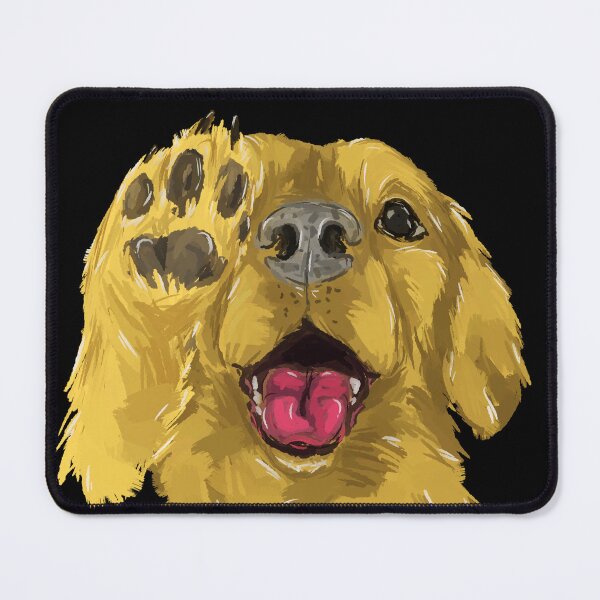 Item preview, Golden Retriever Waves Paw designed and sold by Antiope33.
