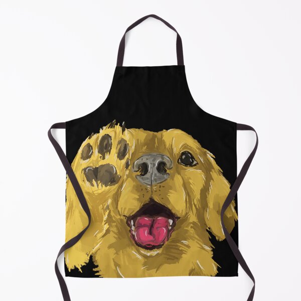 Item preview, Golden Retriever Waves Paw designed and sold by Antiope33.