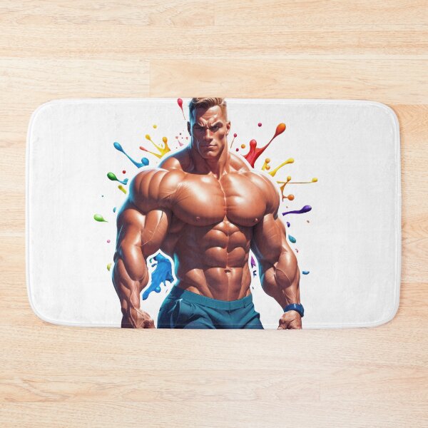 Item preview, Sticker - Decal - Explosive Muscle Art – Color Splash Physique designed and sold by ForeverPrintsOK.