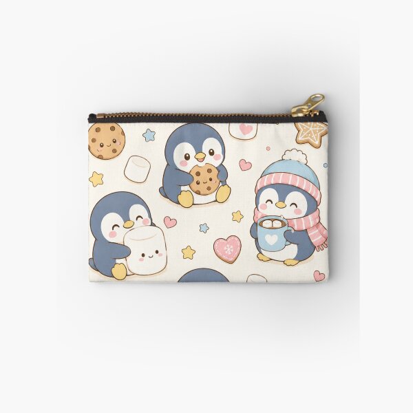 Item preview, Penguin Marshmallow Kawaii Pattern designed and sold by Soft Berry Studio.