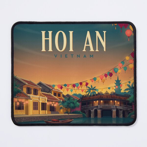 Item preview, Hoi An Vietnam Vintage Travel Poster designed and sold by Timeless Design.