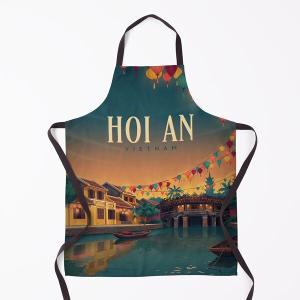 Item preview, Hoi An Vietnam Vintage Travel Poster designed and sold by Timeless Design.