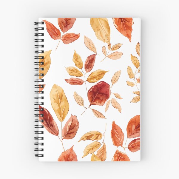 Item preview, Watercolor Autumn Leaves Fall Pattern Botanical Art designed and sold by Luna-Flow.