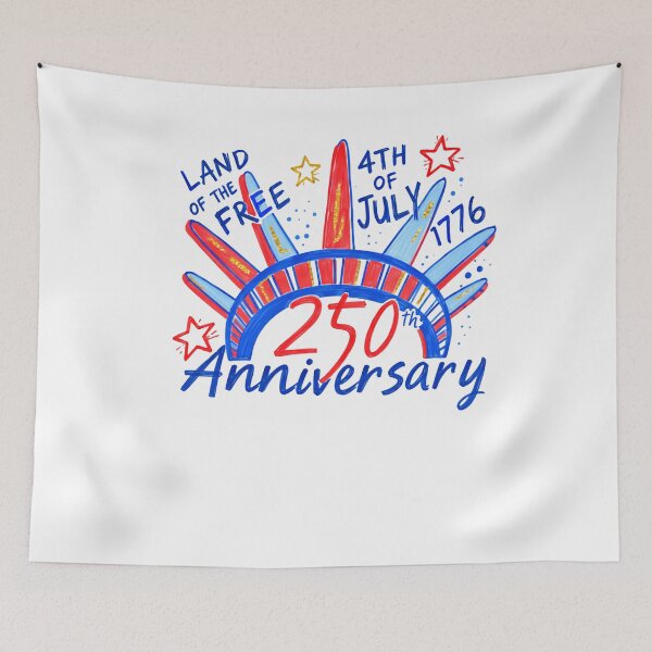 Item preview, Land Of The Free 4th Of July 1776 250th Anniversary American Patriot designed and sold by HumansStuck12.