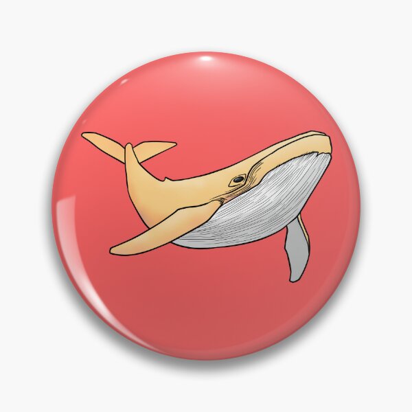 Item preview, Hand drawn Yellow Whale Swimming Ocean Marine Life Line Art designed and sold by ubborn.