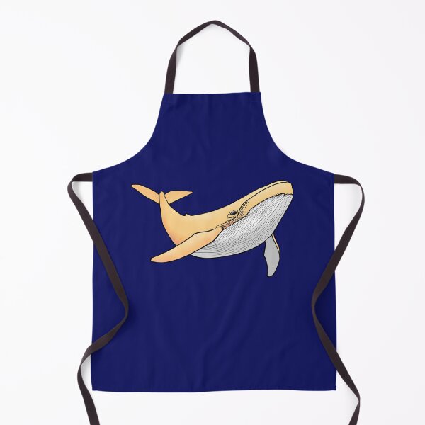 Item preview, Hand drawn Yellow Whale Swimming Ocean Marine Life Line Art designed and sold by ubborn.