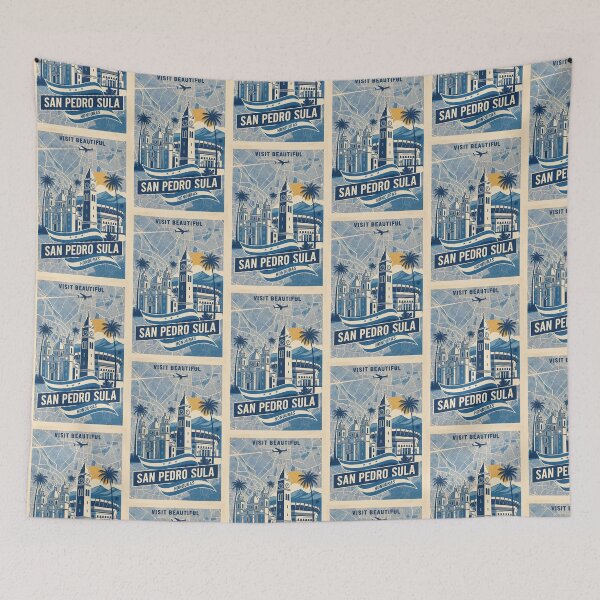 Item preview, San Pedro Sula Honduras 1950s Vintage Travel Tourism designed and sold by TravelersGems.