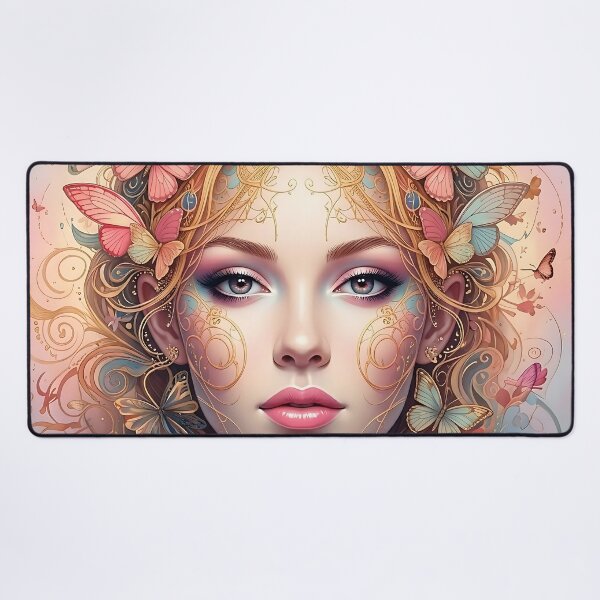 Item preview, Ethereal Butterfly Dreams: Fairy Tale Portrait designed and sold by ToxicInkArt.