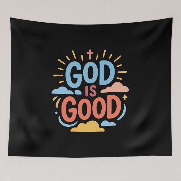 Item preview, God Is Good Christian Faith Quote  designed and sold by stylishdzign.