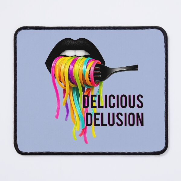 Item preview, Delicious Delusion - Funny Pasta Lover Graphic Tee designed and sold by GraphicComet.