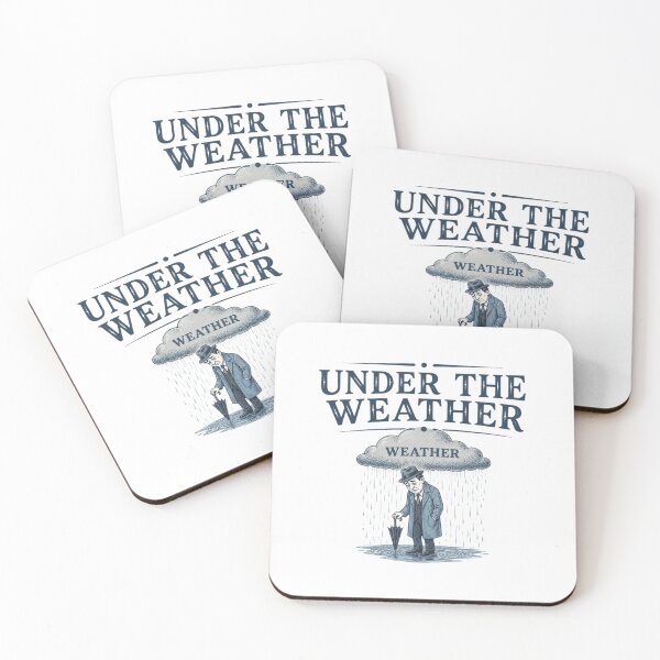 Item preview, Under The Weather | Funny Vintage Weather Pun designed and sold by LegacyWave.