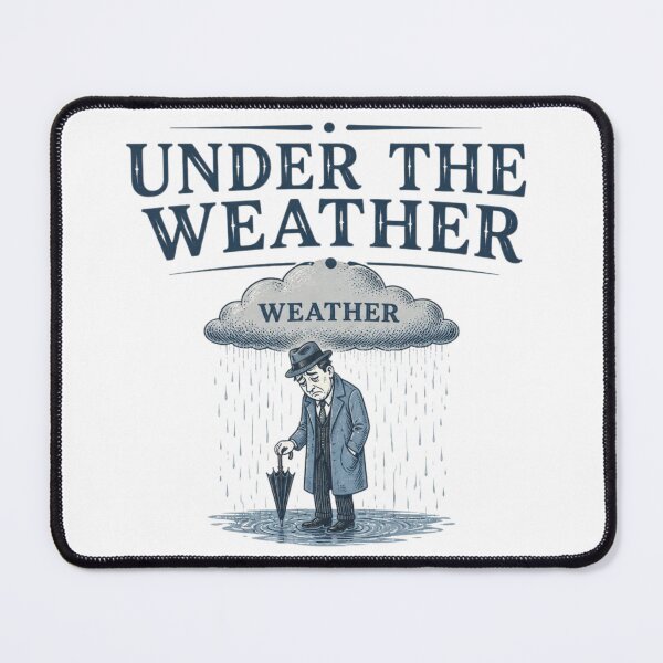 Item preview, Under The Weather | Funny Vintage Weather Pun designed and sold by LegacyWave.