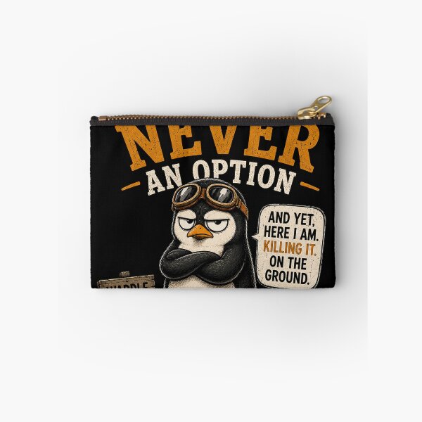 Item preview, Penguin on the ground flying is not an option. designed and sold by Giewont.