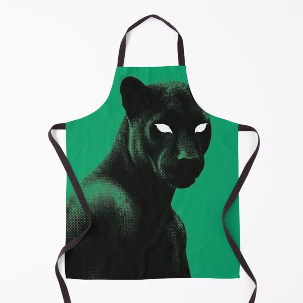 Item preview, JAGUAIRE Pastel Emerald Phantom Jaguar | Dark Wildlife Illustration designed and sold by Collision19.